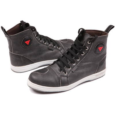Modeka Lane Schuhe schwarz Motorradschuhe Sneaker Motorradstiefel Leder