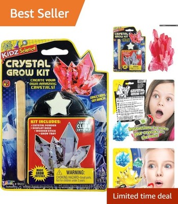 Educational Crystal Growing Kit for Kids: Fun DIY Science Gift Idea - Ages 6+