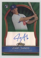 2011 Topps Finest Green Refractor Rookie Auto 41/199 Jerry Sands #70 Auto mx0