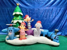 9.5' Gemmy Airblown Inflatable Rudolph The Rednose Reindeer Island Of Misfit Toy