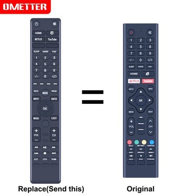 Replacement Remote Control For STAR TRACK TV With Netflix YouTube