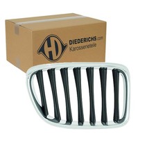 DIEDERICHS KÜHLERGRILL NIERE CHROM/SCHWARZ RECHTS passend für BMW X1 | 1265040