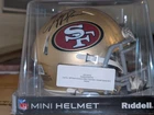 Jeff Garcia Signed San Francisco 49ers Speed Gold Mini Helmet Autograph COA