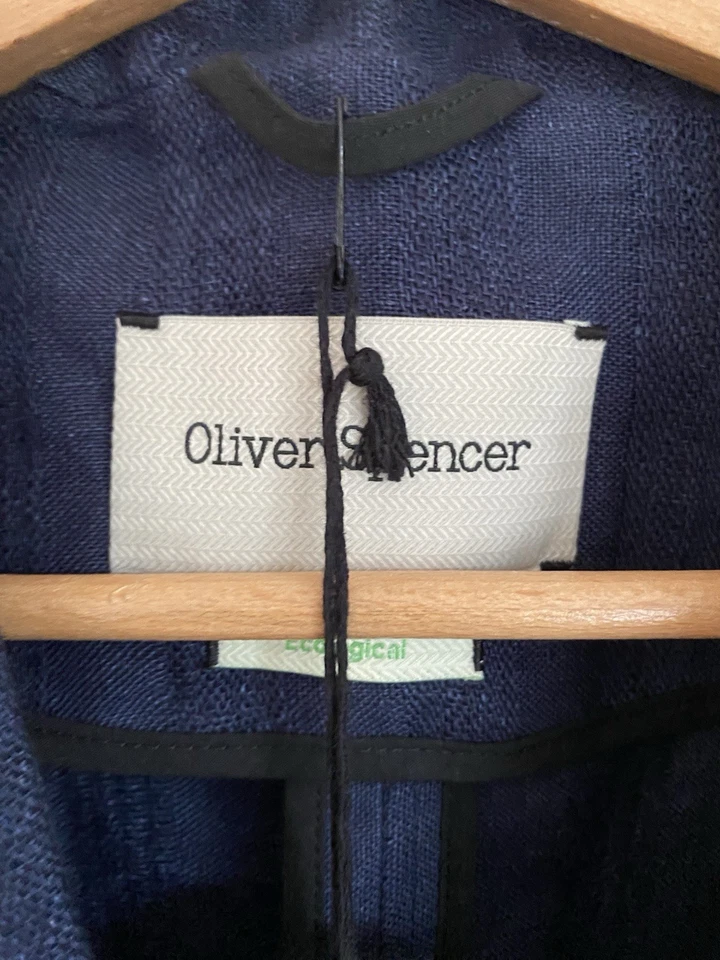 Oliver Spencer Laurel Jacket Arnold Navy 44” Chest Linen Jacket RRP £449 Bnwt - Image 2 of 4