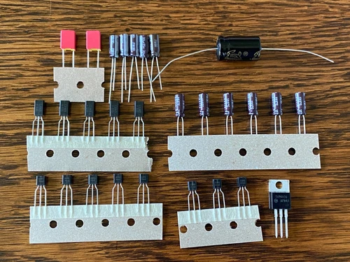 Technics SL-1200 Mk 1 Speed Repair Kit Capacitors Turntable Rebuild Recap Set
