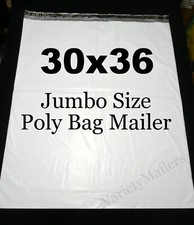 10 Poly Bag Mailers 30''x 36'' EXTRA LARGE 2.5 Mil Shipping Bags 30x36