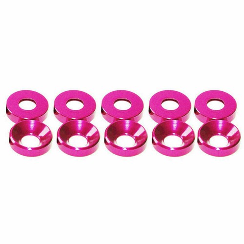 10-100pcs Aluminum Alloy M3 Anodized Countersunk Head Bolt CNC Washers Gasket - Picture 20 of 22
