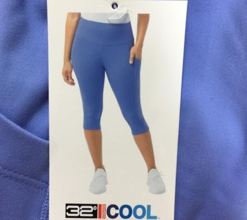32 Degrees Womens Cool Knit Cropped Leggings (1766989) - 第 13/20 張圖片