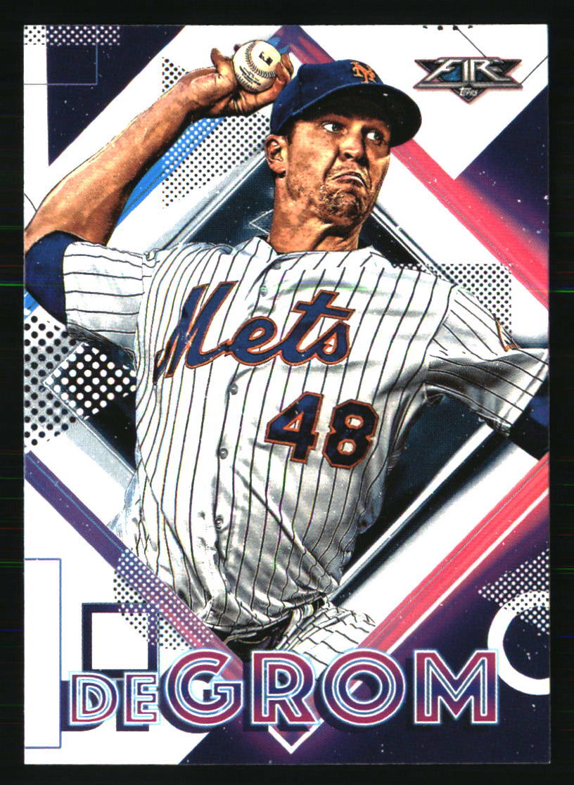 Jacob deGrom 2020 Topps Fire #48 BASEBALL Card | eBay