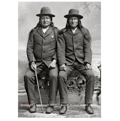 Chief Two Moons & American Horse PHOTO Cheyenne Battle of Little Bighorn, 1888