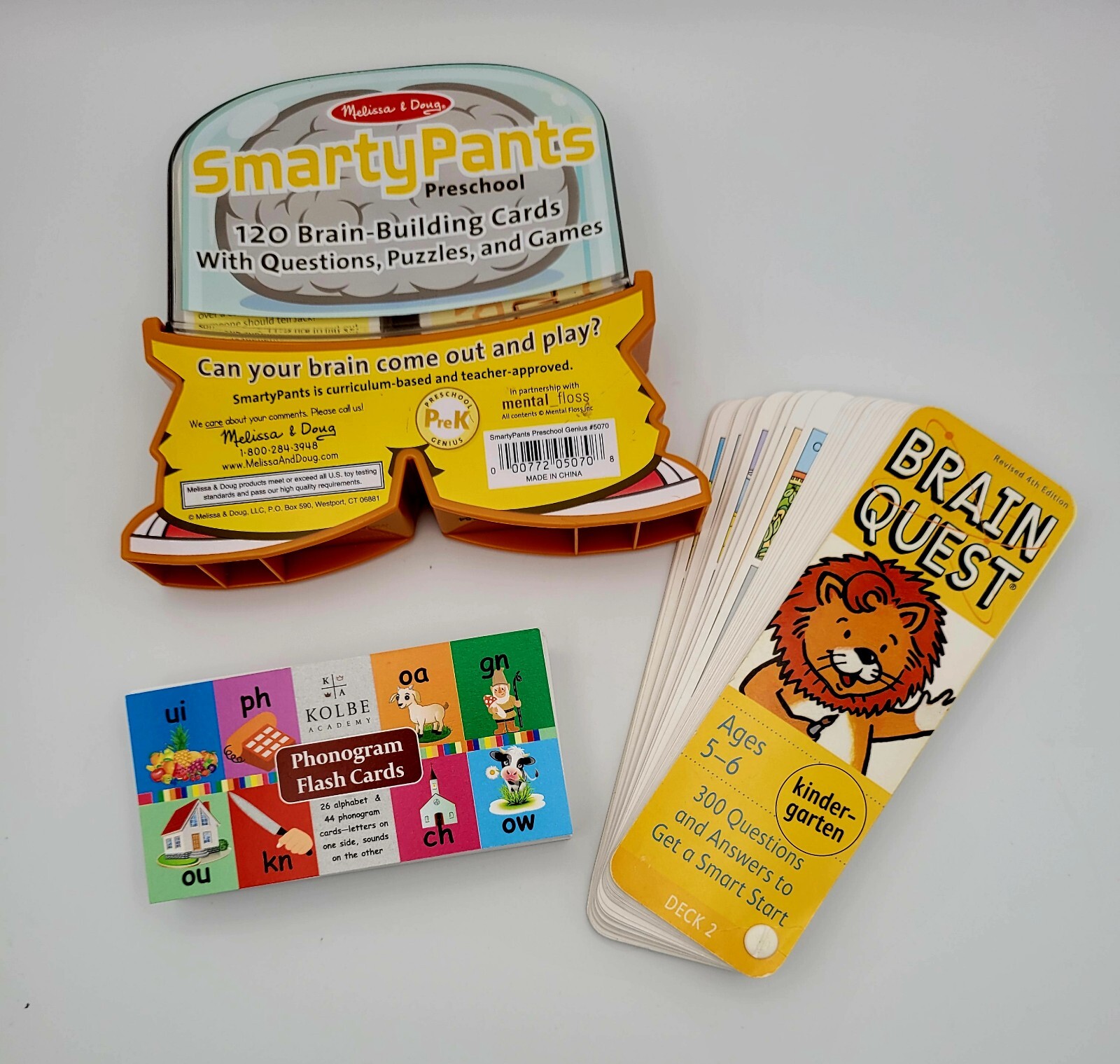 PreK/Kindergarten Learning Bundle Smarty Pants, Brain Quest, Kolbe