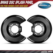 2x Brake Disc Splash Panels Rear for Ford Mondeo III 2000-2007 1115020 1211912