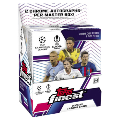 2022-23 Topps Finest UEFA Club Competitions #1-150 Complete Your Set! You Pick