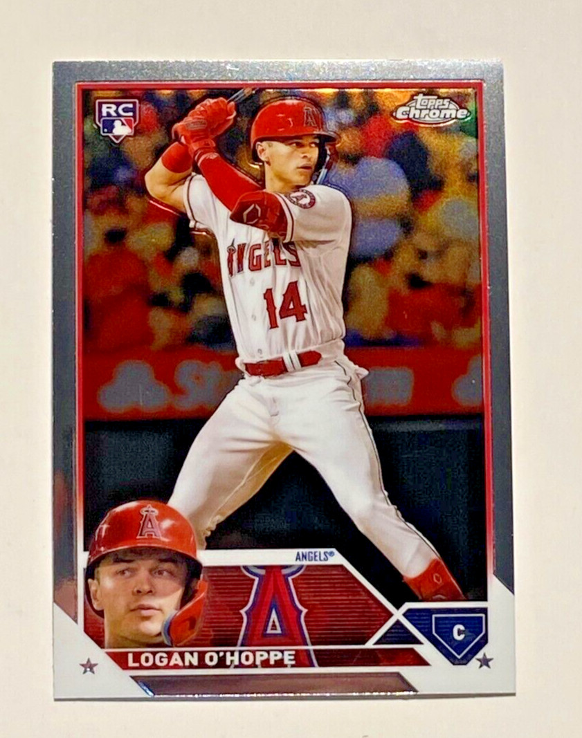 2023 Topps Chrome Baseball #188 LOGAN O'HOPPE RC