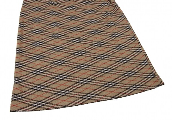 BURBERRY BLUE LABEL Nova Check Knit Skirt Size M(K-136800