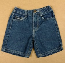 U.S. Polo Assn Denim Blue Jean Shorts Kids Size 2T 80 Cotton 20 Polyester
