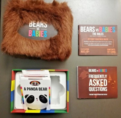 Bears vs Babies Makers of Exploding Kittens Party Replacement Cards Monster Game