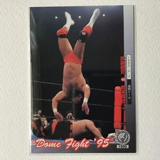 Bandai New Japan pro-Wrestling Card Keiji Muto vs Shinya Hashimoto1999 No.107