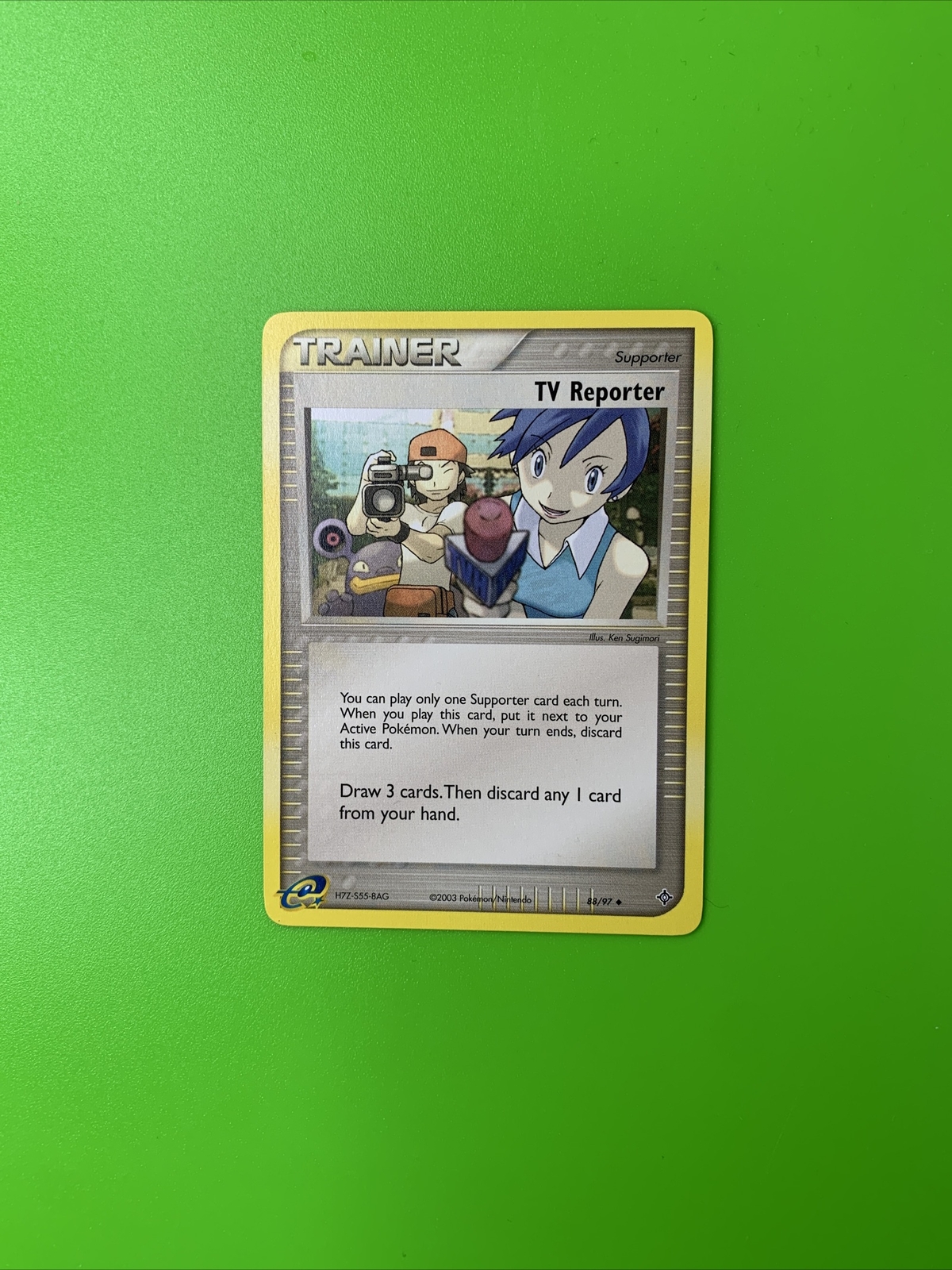 TV Reporter 88/97 EX Dragon E-Reader Pokémon Card NM