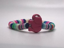 Pink Elephant Beaded Bracelet