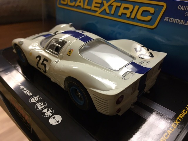 FERRARI 412P - NART No.25 Scalextric NEU (Neu (gemäss Beschreibung)) in