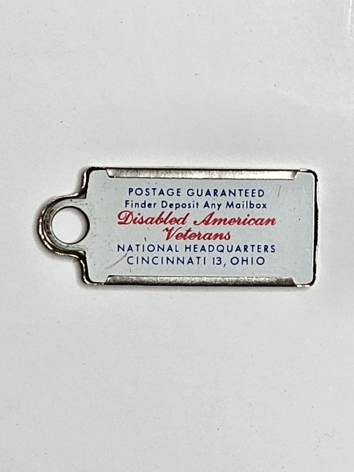 Vintage DAV TAG Kansas LOW Number 4 1959 Chevrolet Kearny County KS KE