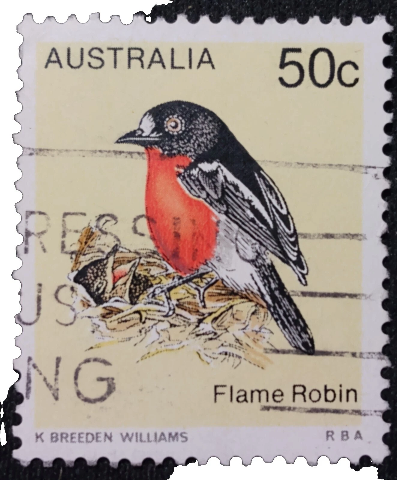 Birds Used Stamps