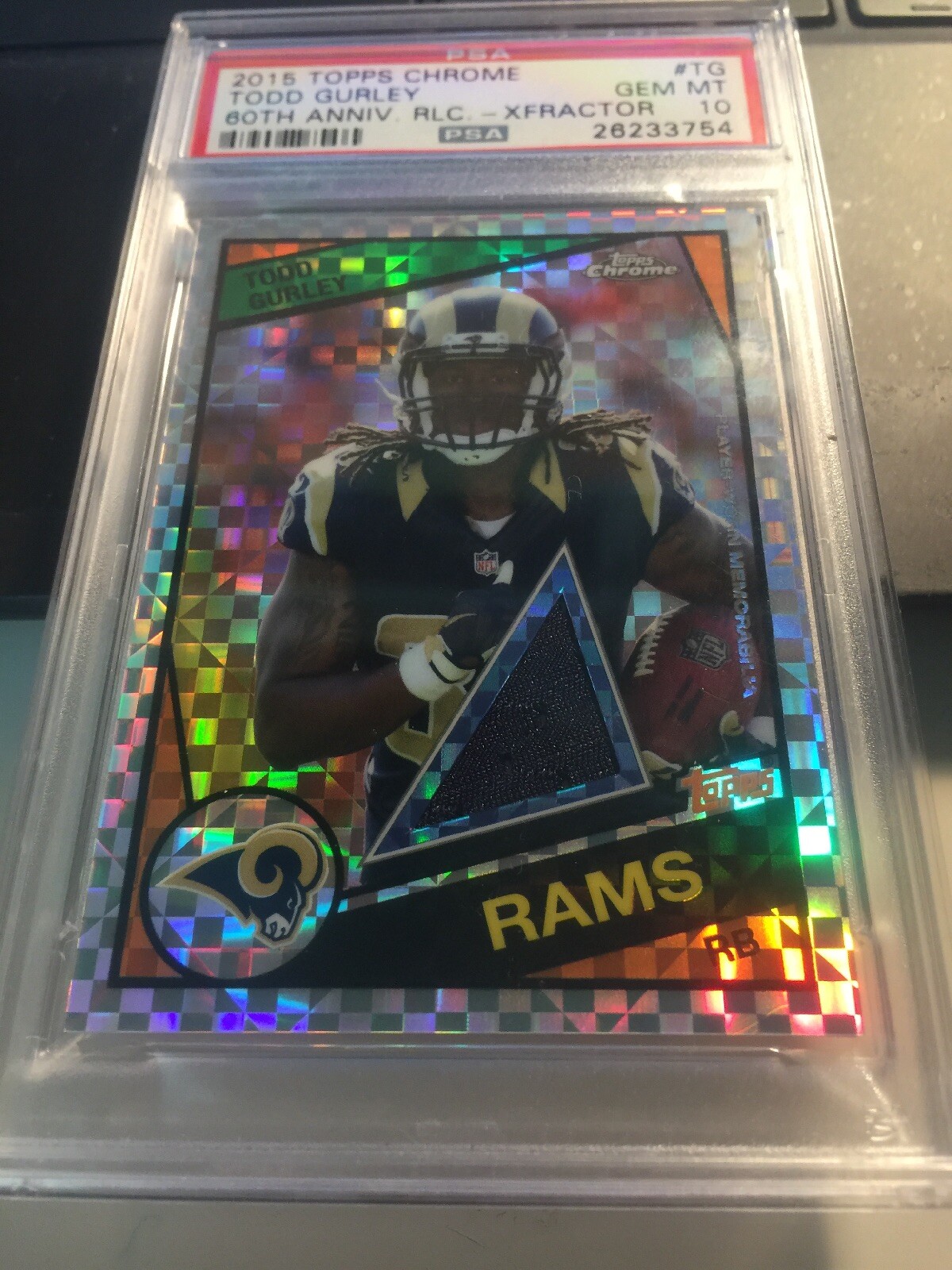 Todd Gurley Topps Chrome 60th Anniversary #TG Rookie-Xfractor