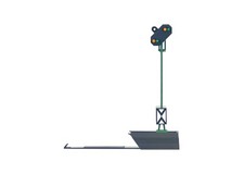 Marklin Ho Color Light Distant Signal With Additional Light