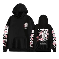 Attack on Titan Anime Jacket Pullover Party Sweatshirts Hoodie Cosplay Costume