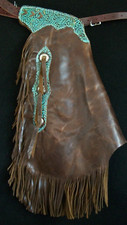 Custom Made Leather Chinks/Distressed Chaps/Made In USA