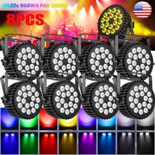 8x200W RGBW LED Par Light DMX Stage Disco DJ Par Can Light Spot Light Wash Light