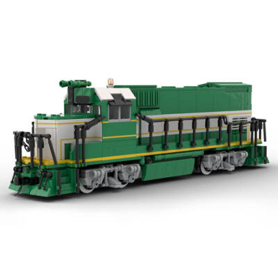 High quality California Northern GP15 Retro Train 1439 Pieces MOC Build