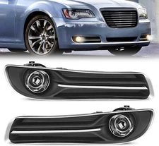 Nilight Fog Light Assembly for 2011-2014 Chrysler 300 Bumper Driving Lamps