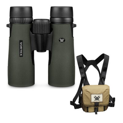Vortex 10x42 Diamondback HD Roof Prism Binoculars GlassPak Harness Case