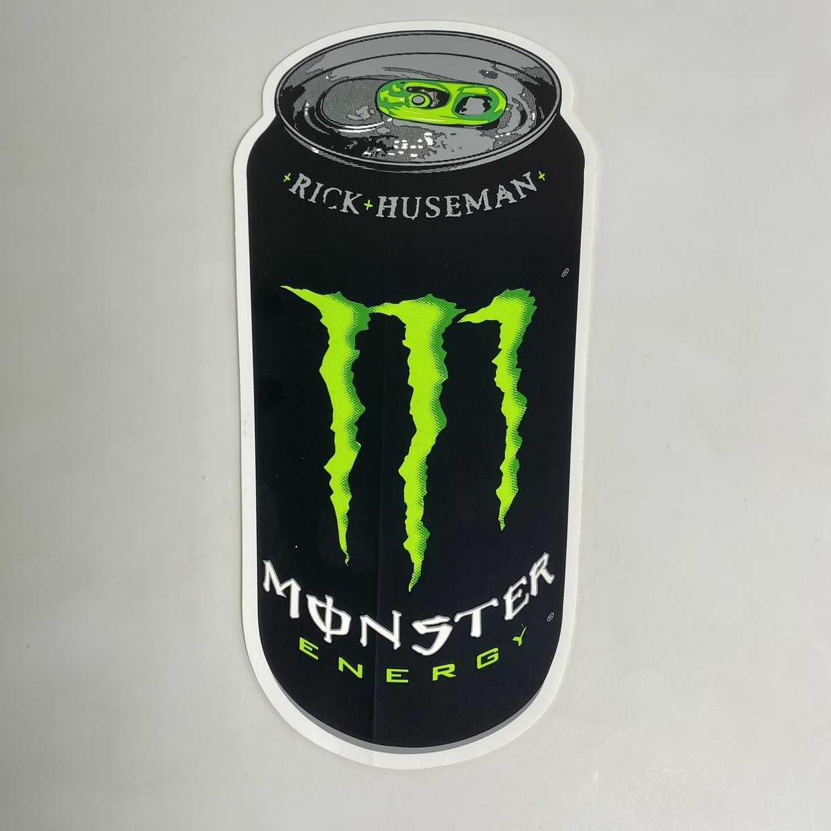 Monster Energy Drink Can Sticker Rick Huseman 7 1/4