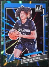 2023-24 Panini Donruss - Rated Rookie Holo Green Laser #202 Anthony Black (RC)