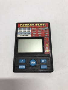 electronic handheld slot machine game