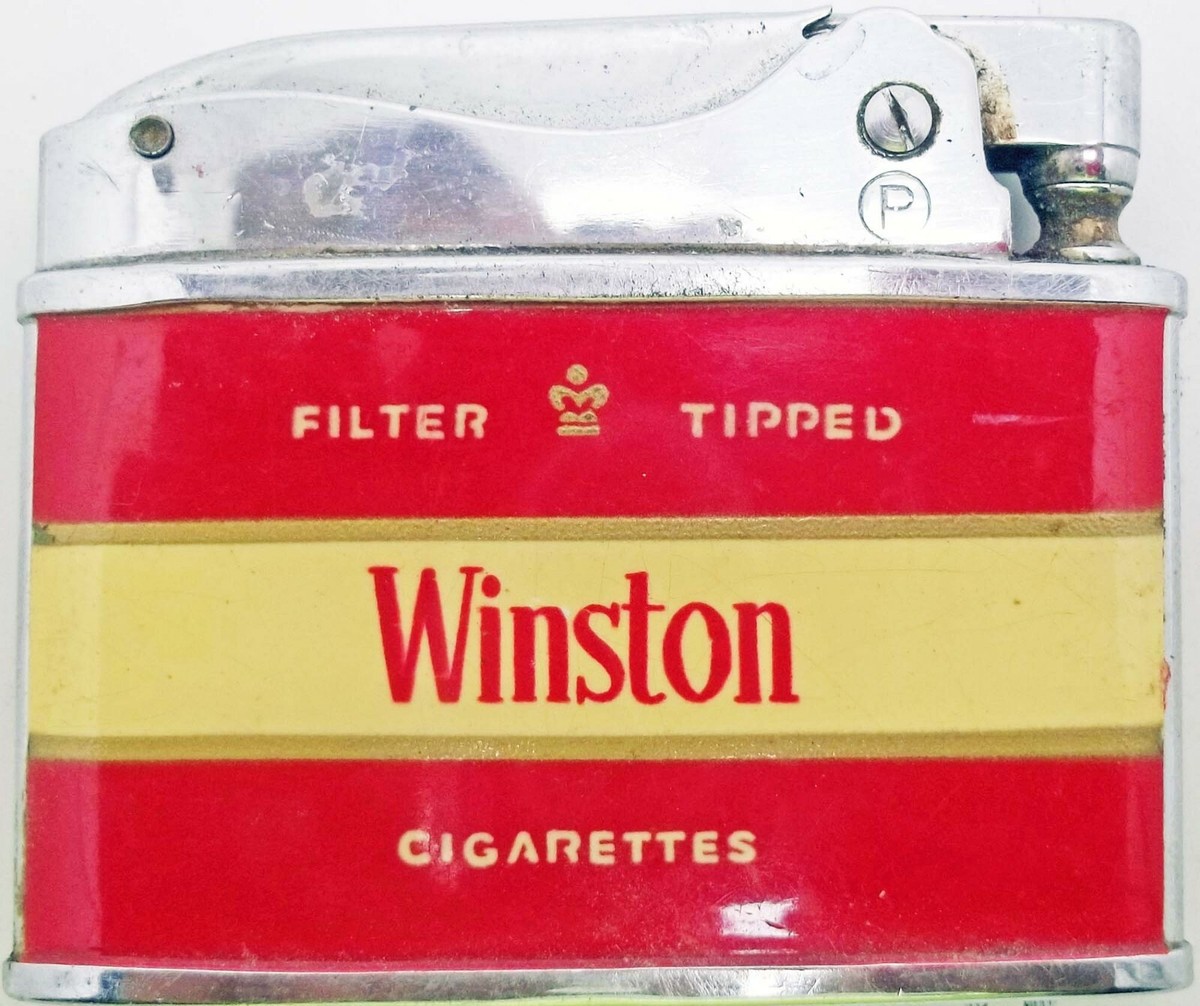 VINTAGE WINSTON CIGARETTE LIGHTER PENGUIN 18250 SUPERLATIVE AUTOMATIC  LIGHTER