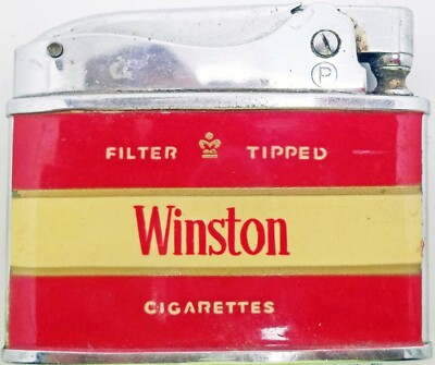 VINTAGE WINSTON CIGARETTE LIGHTER PENGUIN 18250 SUPERLATIVE AUTOMATIC  LIGHTER