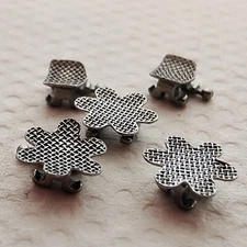 5Pks Dental Orthodontic Brackets Mini Roth 0.022 With Hooks 345 Cartoon Braces