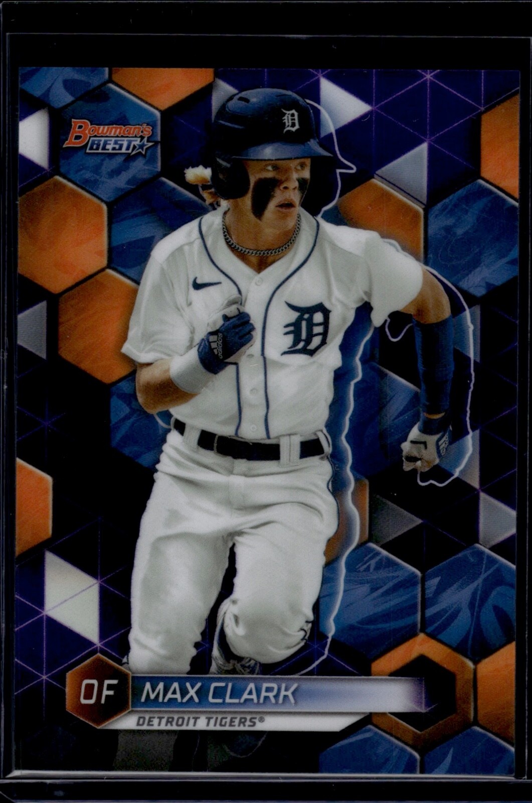 2023 Bowman's Best Baseball Max Clark TIGERS #TP-23 Purple Refractor 076/250