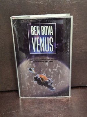 Ben Bova VENUS 2000 Grand Tour SIGNED 1st Ed 1st Print Book HCDJ VG