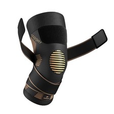 Copper Knee Brace Compression Straps Arthritis ACL Meniscus Running Gym SinglesX