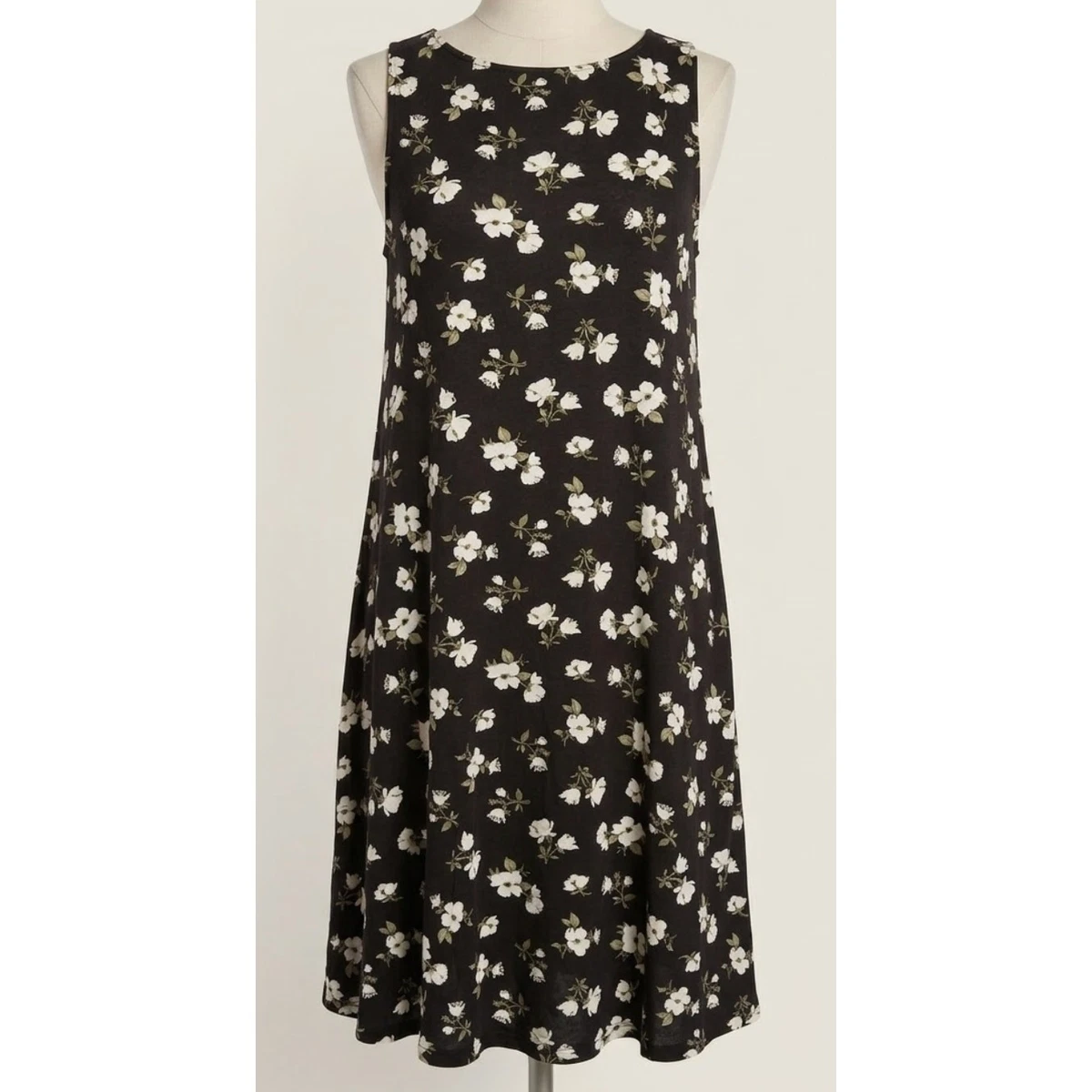 olive green knit dress Olive Contrast Knit Dress