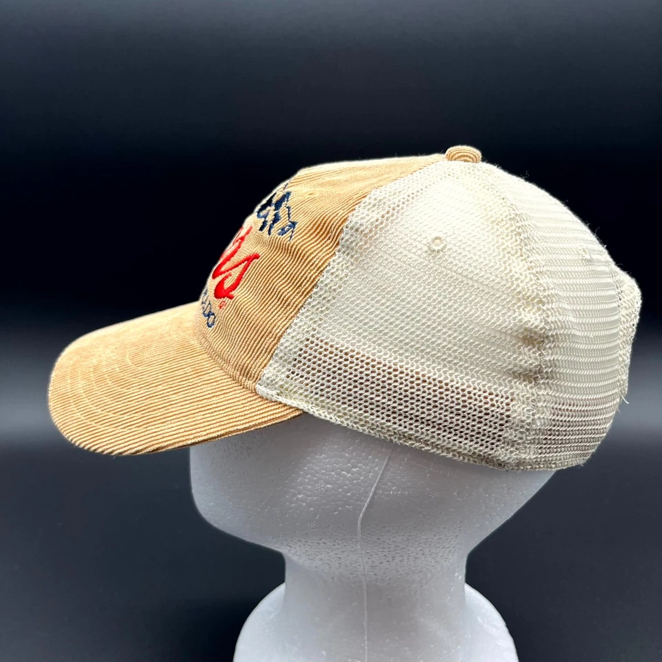 Gorra Coors Golden Colorado Miller Lite para hombre beige pana camionero malla trasera Foto 2 de 4