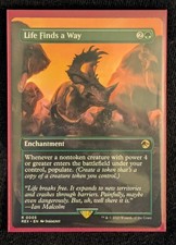 life finds a way mtg card Life Finds a Way (Borderless) [Jurassic World Collection] main image 1
