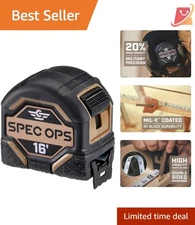 16-Foot Tape Measure Military-Grade Compact Durable Precision Scriber