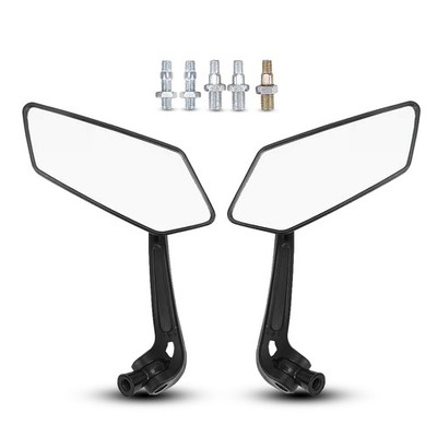 Spiegel Spiegelset Rückspiegel für Roller Motorrad Quad Universal M10 M8 Schwarz