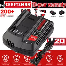 CMCB104 V20 Battery Fast Charger 20V for Craftsman CMCB100 V20 Li-ion Battery